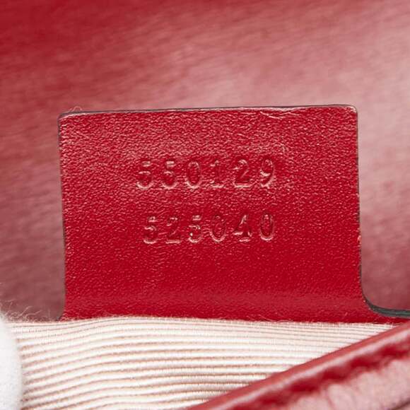 GUCCI Authentic Black Leather GG Marmont Shoulder Bag - Picture 11 of 11